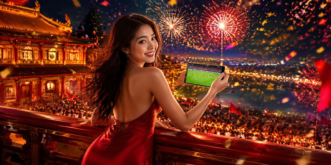 Không khí xem bóng đá và cá cược sôi động tại lễ hội Huế về đêm